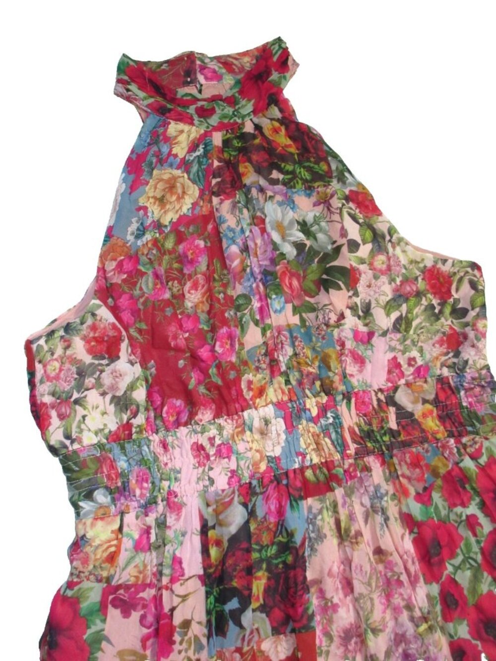 NWT by Anthropologie The Somerset Chiffon Maxi in Pink Floral Print Dress XL - Picture 7 of 10